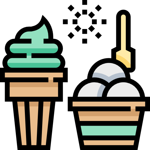 Мороженое Meticulous Lineal Color иконка