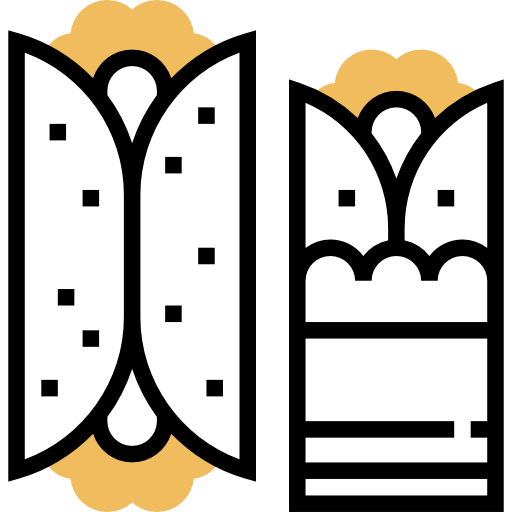 burrito Meticulous Yellow shadow icono