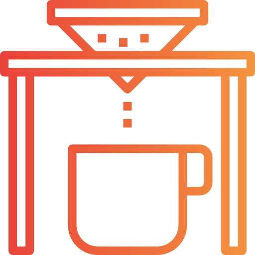 コーヒーフィルター itim2101 Gradient icon