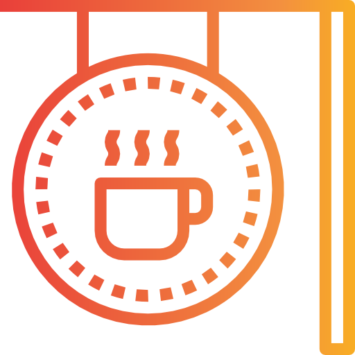 커피 샵 itim2101 Gradient icon