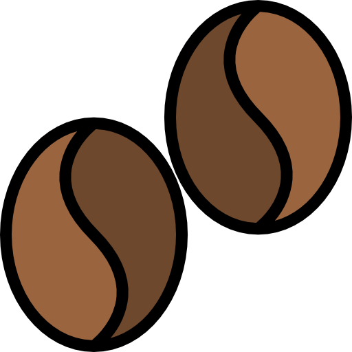 Coffee beans itim2101 Lineal Color icon