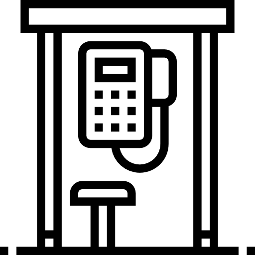 telefonzelle Meticulous Line icon