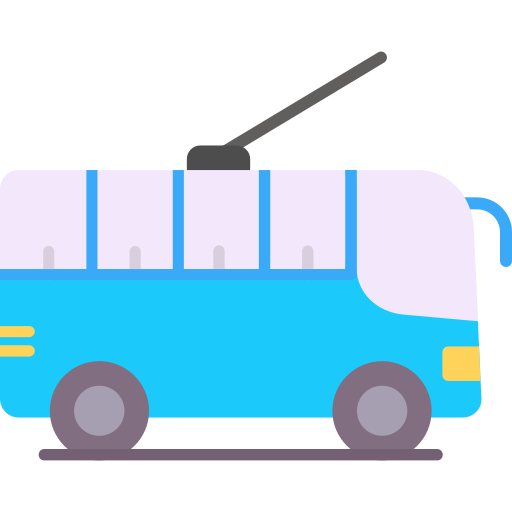 Trolleybus Generic Flat icon