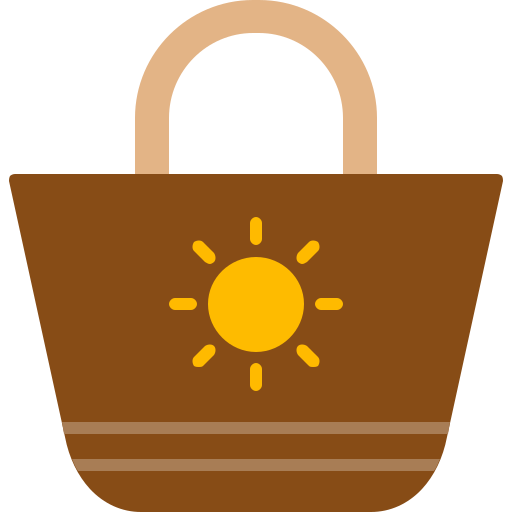 bolsa de playa Generic Flat icono