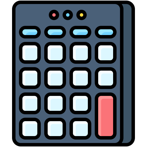 urządzenie numeryczne Generic Outline Color ikona
