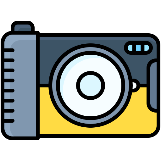 Цифровая камера Generic Outline Color иконка