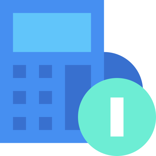 Электронный калькулятор Generic Blue иконка