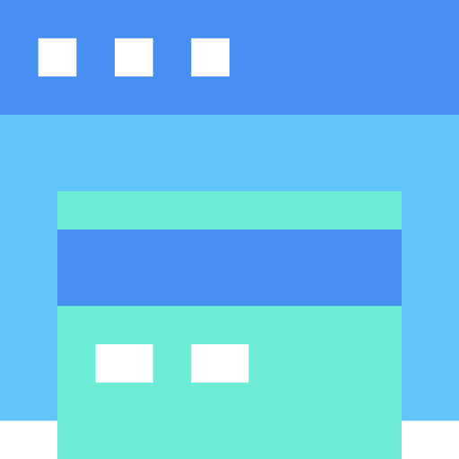 デビットカード Generic Blue icon
