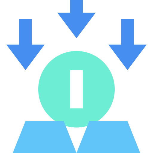 하락 Generic Blue icon