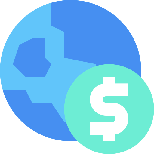 경제 Generic Blue icon