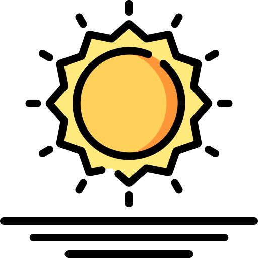 wschód słońca Special Lineal color ikona