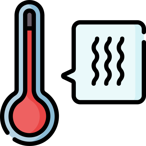 heiße temperatur Special Lineal color icon