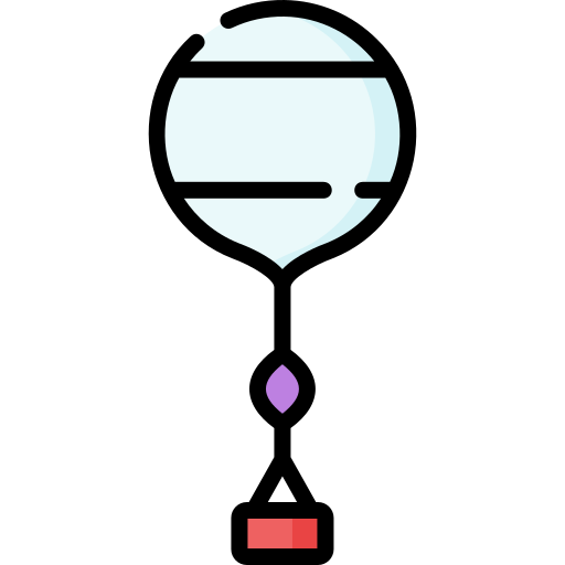 ballon météo Special Lineal color Icône