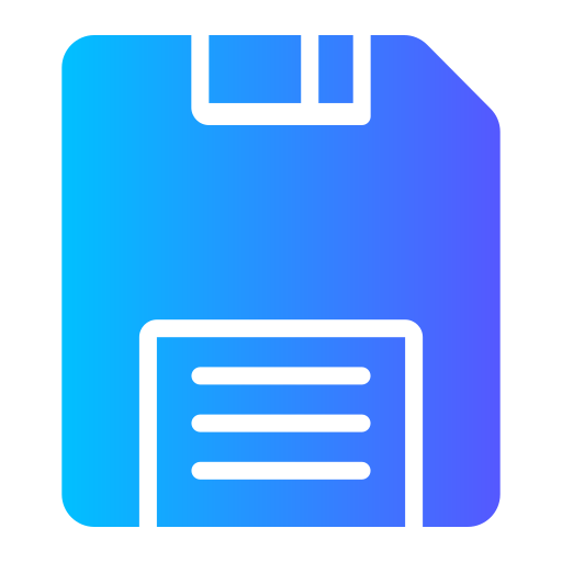 floppy disk Generic Flat Gradient icona