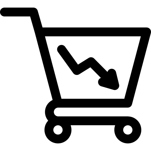 winkelen Basic Rounded Lineal icoon