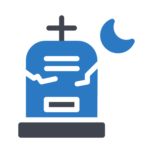 Tombstone Generic Blue icon
