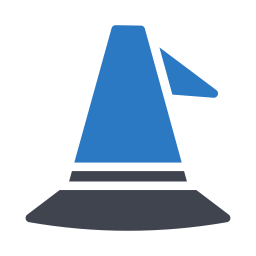 마녀 모자 Generic Blue icon