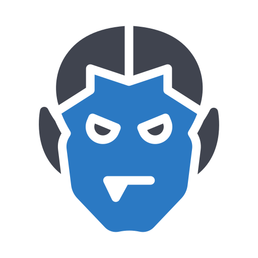 吸血鬼 Generic Blue icon