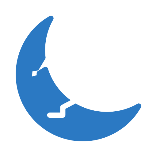 月 Generic Blue icon