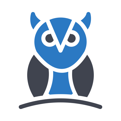 búho Generic Blue icono