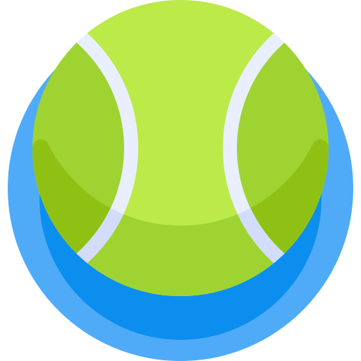 Большой теннис Detailed Flat Circular Flat иконка
