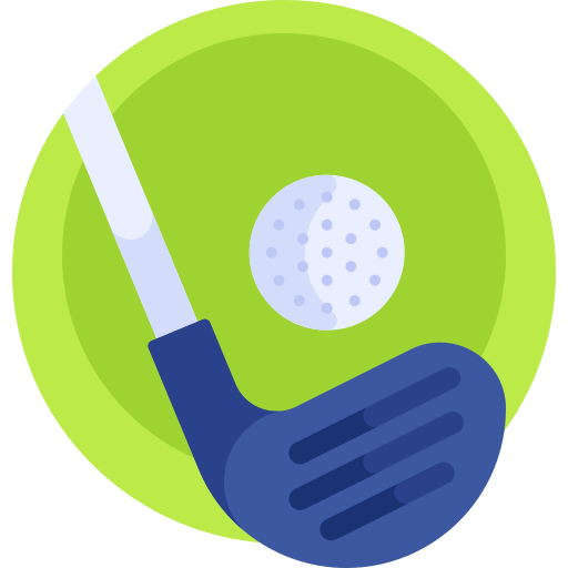 golf Detailed Flat Circular Flat icon