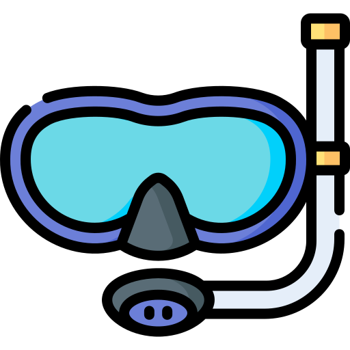 潜水マスク Special Lineal color icon