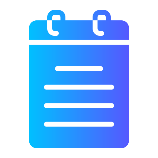 Notebook Generic Flat Gradient icon
