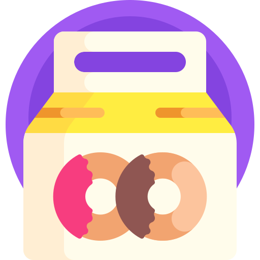Cake Box Detailed Flat Circular Flat icon