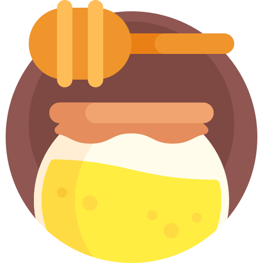 Honey Jar Detailed Flat Circular Flat icon