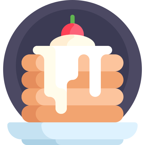 Pancake Detailed Flat Circular Flat icon