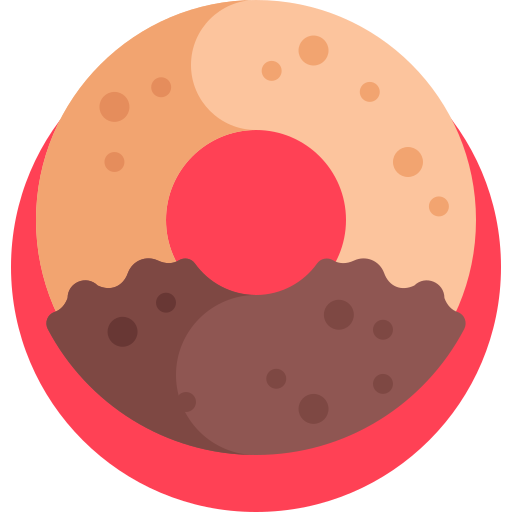 donut Detailed Flat Circular Flat icoon