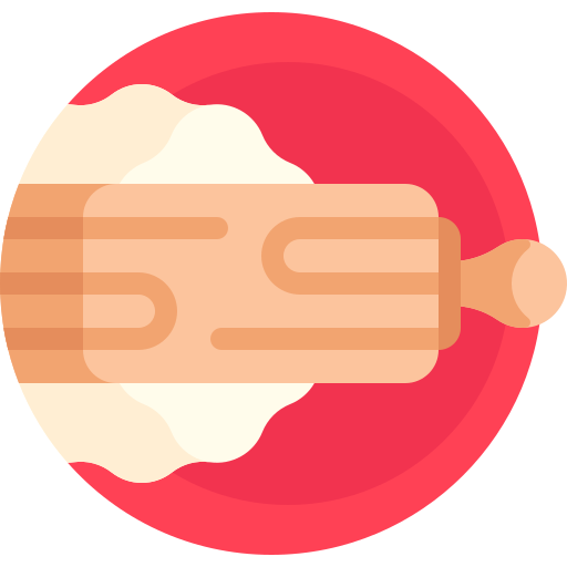 rodillo Detailed Flat Circular Flat icono