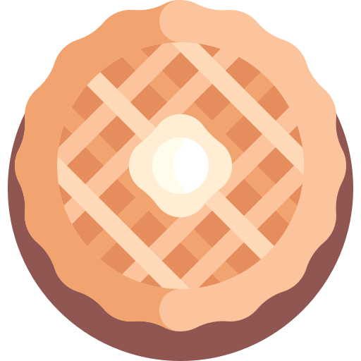appeltaart Detailed Flat Circular Flat icoon