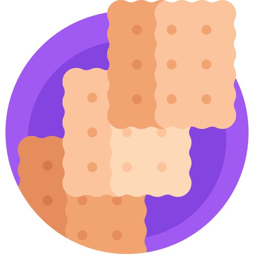 Crackers Detailed Flat Circular Flat icon