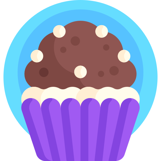 Muffin Detailed Flat Circular Flat icon