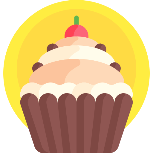 cupcake Detailed Flat Circular Flat icoon