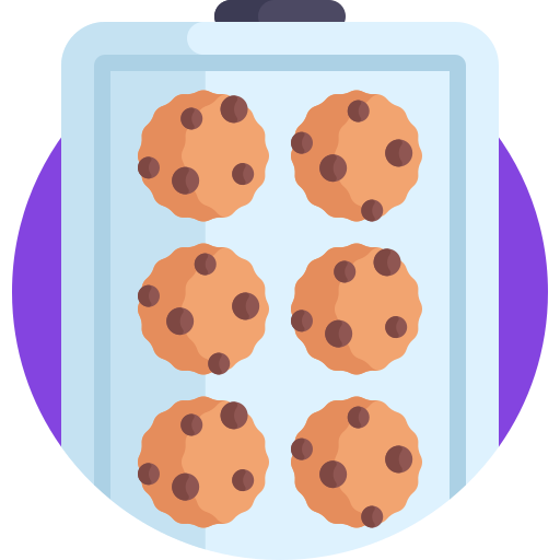 Baking tray Detailed Flat Circular Flat icon