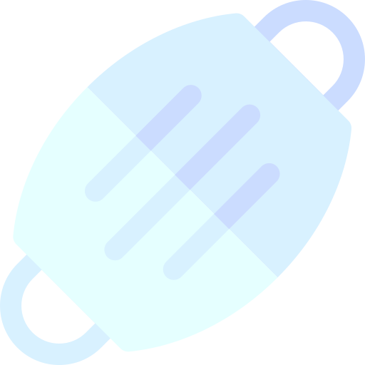 マスク Basic Rounded Flat icon