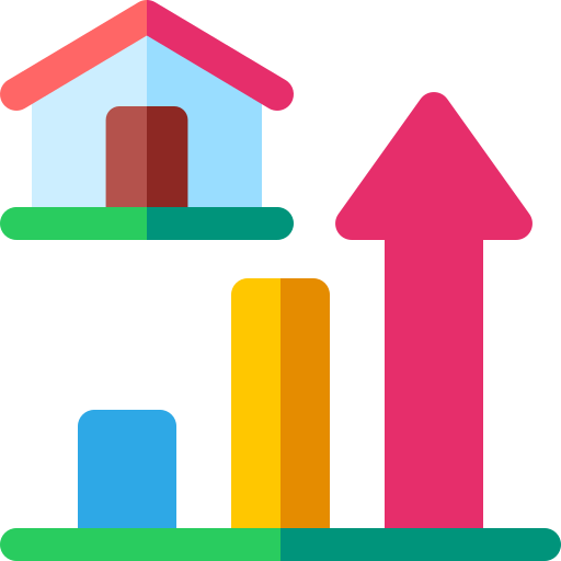 preiswachstum Basic Rounded Flat icon