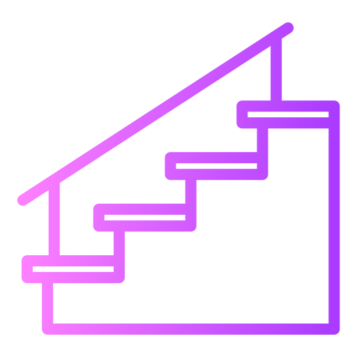 escaliers Generic Gradient Icône