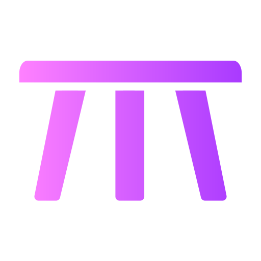 Table Generic Flat Gradient icon