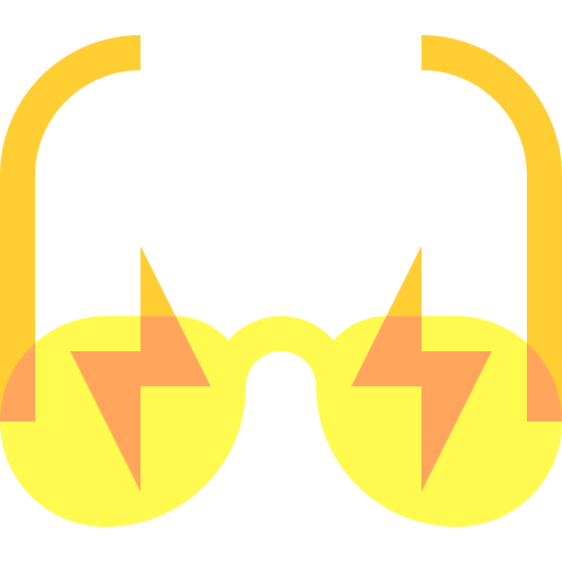 Sunglasses Basic Sheer Flat icon