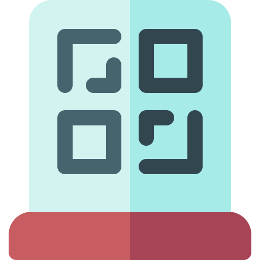 escaneo de código qr Basic Rounded Flat icono