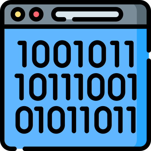código binario Special Lineal color icono