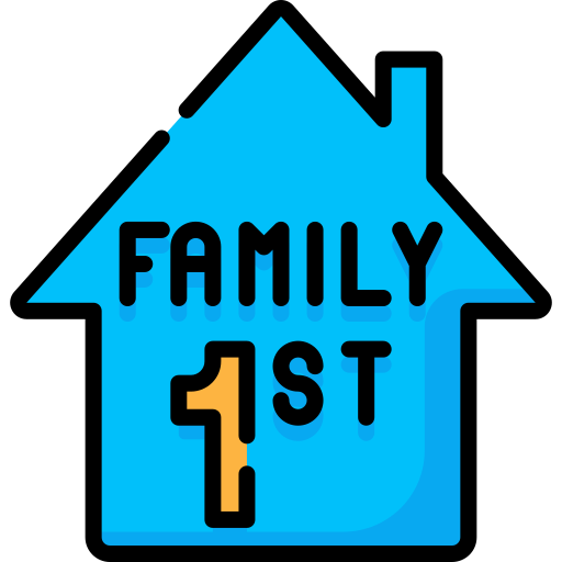 la familia primero Special Lineal color icono