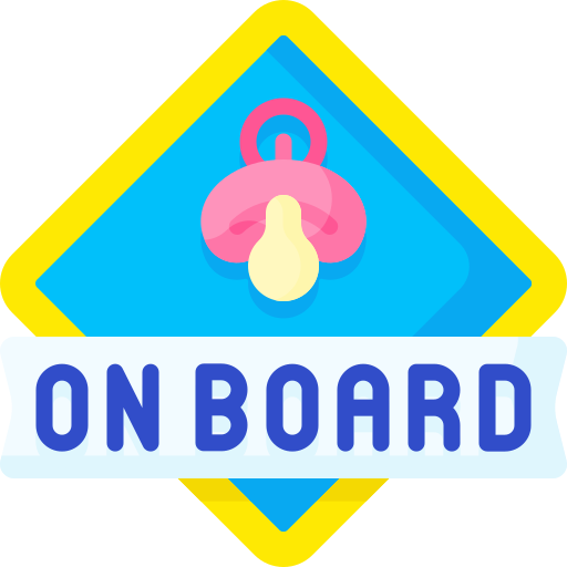 Baby on board Special Flat icon