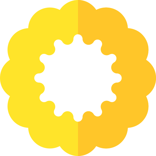 scrunchie Basic Rounded Flat ikona