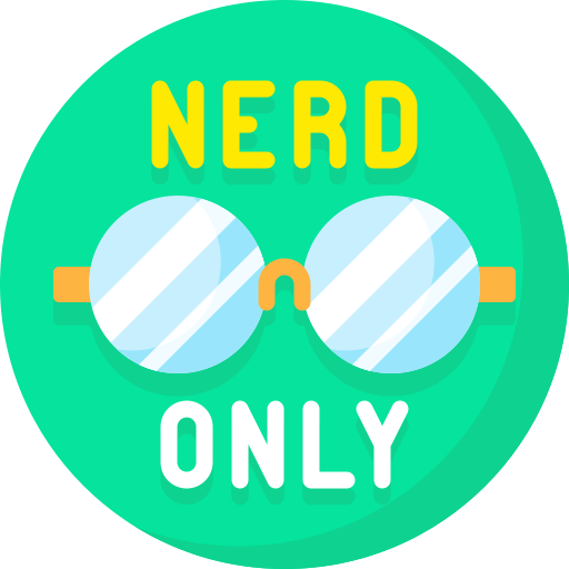 Nerd only Special Flat icon