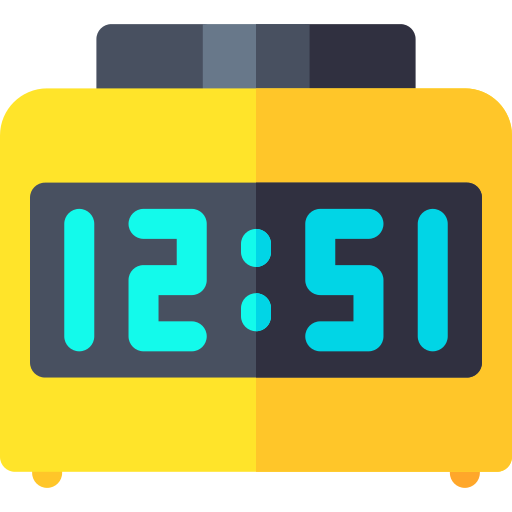 alarm Basic Rounded Flat ikona
